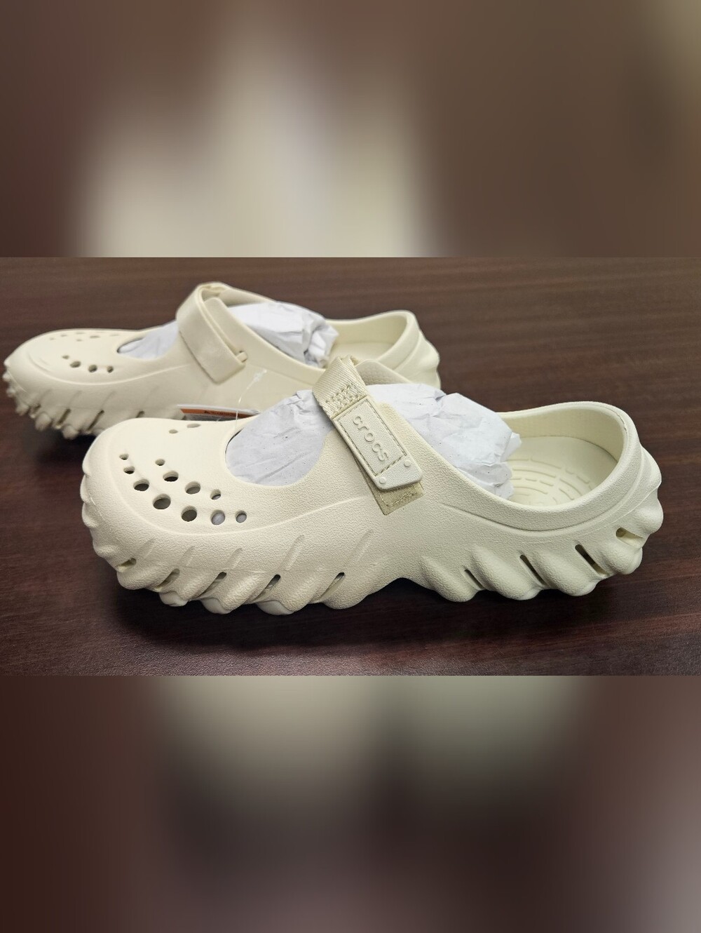 CROCS Symmit White Mary Jane-Style Clog Size 9